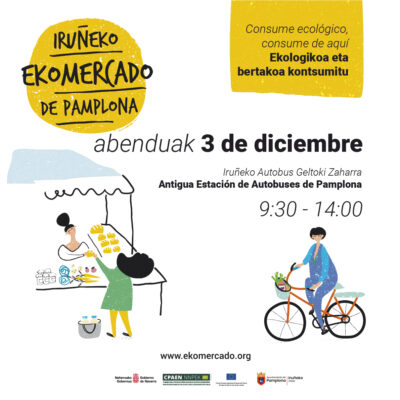 EKOmercado el sábado 3 de diciembre con  bodegas ecológicas