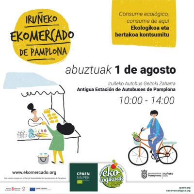 1 de agosto, Ekomercado con el ajo de Falces como protagonista